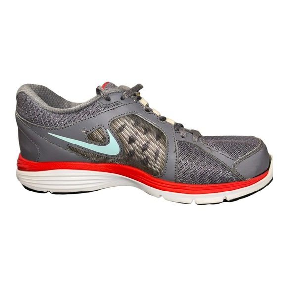 Nike Dual Fusion  Women's Gray and Red Running Shoes size 7.5 - Picture 4 of 12